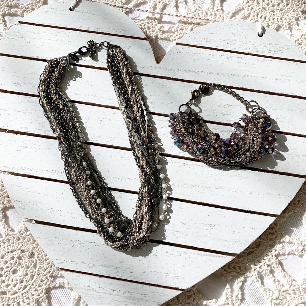 Trendy Twisted Metal Texture Bracelet